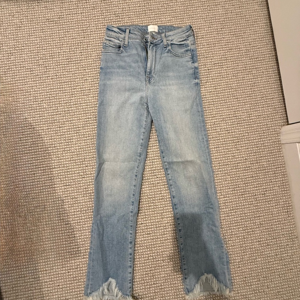 Jonathan Simkhai Light Blue Flare Jeans